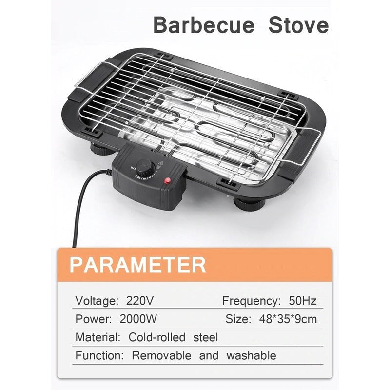 Parrilla Portátil para  Asado 2000w Grill